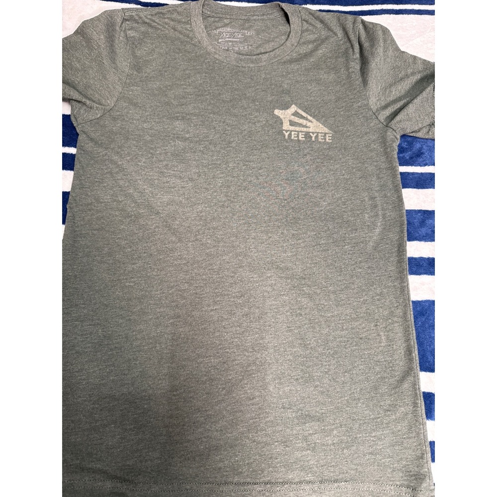 YEE YEE APPAREL T SHIRT GREEN GRAPHIC ARROW‎ PRINT Unisex Sz S, Western, Cowboy